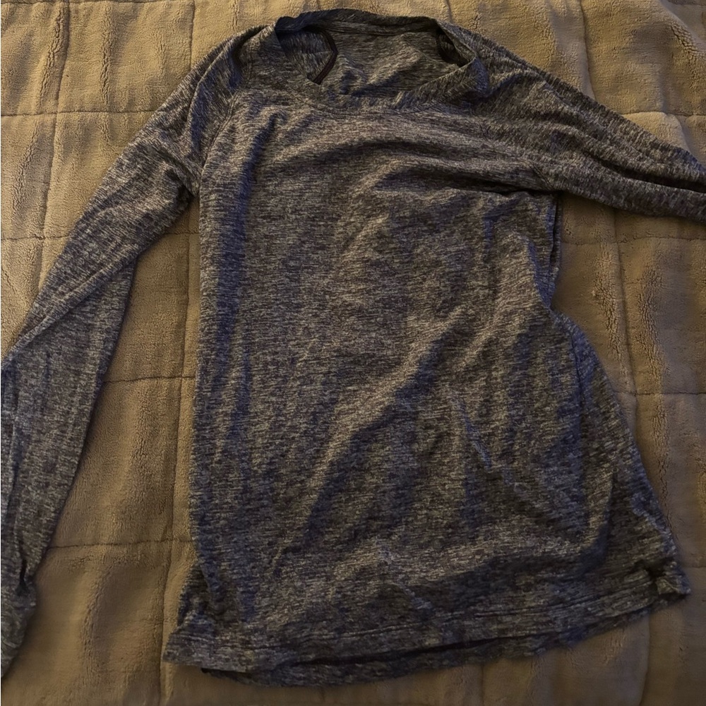 Heather Purple Long Sleeve Shirt